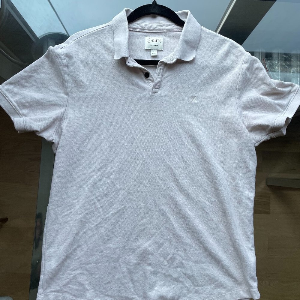 Cuts Clothing Prestige Polo - Large - Signature Fit - Tan